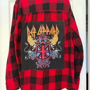 DEF LEPPARD Concert Flannel